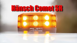 Hänsch Comet SR LED Kennleuchte gelb Drehspiegel Stroboblitz [upl. by Carol]