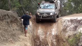 VW Amarok Tackling Gunshot Creek Sept 2015 [upl. by Ellertal345]