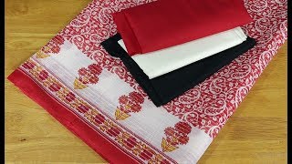 Cotton saree model blouse for beginners [upl. by Dawna306]