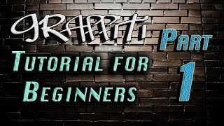 Graffiti Tutorial for Beginners Part 1  Steves Art Studio [upl. by Kirstyn]