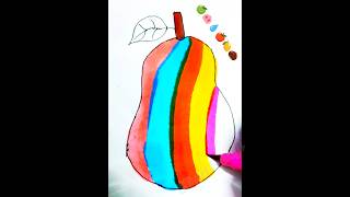 Satisfying art 🍏🐽💧🍎🍋😈🌰trending youtube viralvideo satisfying shorts short reels ytloveart [upl. by Esilanna838]