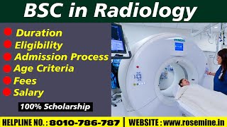 What is Radiology Course with full information  Career in Radiography  How to become Radiologist [upl. by Rysler]