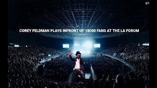 COREY FELDMAN PLAYS THE LOS ANGELES FORUM TO 18000 FANS Friday 27th September [upl. by Fitts]