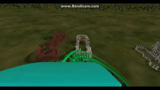 Phantoms Revenge at Kennywood Park Front Seat POV No Limits 2 Recreation [upl. by Thanh]