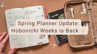 Spring Planner Update Hobonichi Weeks is Back [upl. by Palmira]