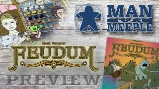 Feudum Odd Bird Preview by Man Vs Meeple [upl. by Evey]