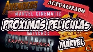 NUEVAS FECHAS Próximas películas de Marvel Fase 3 y Fox Actualización [upl. by Euqinor76]