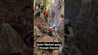 quinnwentzelracing4734 was the first one through the Gnarnia canyon at the MadMooseHardEnduro 🫎 [upl. by Tammy]