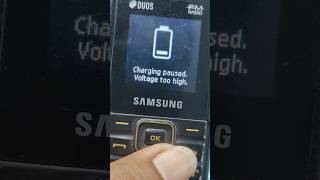 Samsung B110 Charging paused voltage too high solution howto samsungb110 [upl. by Ellersick]