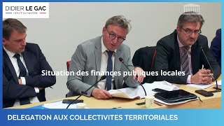 Situation des finances publiques locales [upl. by Narcho456]