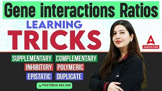 Gene Interactions Ratios Learning Tricks  By Pratibha Mam [upl. by Nerfe]