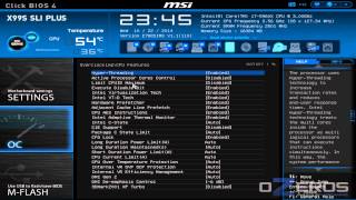 A través de la BIOS MSI X99S SLI PLUS [upl. by Faden]