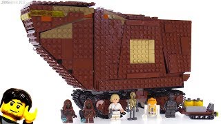 LEGO Star Wars Sandcrawler 2018 set review 75220 [upl. by Aerised571]