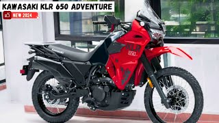 2024 KAWASAKI KLR 650 amp KLR 650 ADVENTURE Proven to be a Master on all Road Terrains [upl. by Cheria748]