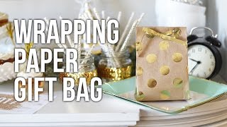 Tip Tuesday Wrapping Paper Gift Bag [upl. by Madel]