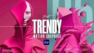 10 Trendy After Effects Motion Graphics to Use in 2024 [upl. by Aranat415]