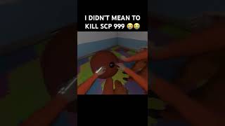 I KILLED SCP 999 scp vr scplabrat scp999 scpfoundation scpslfunnymoments horrorgaming [upl. by Nirb]