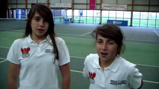 Jodie LawrenceTaylor amp Alessandra Ruggieri of Cheam High School discuss Aegon Schools Team Tennis [upl. by Ferro]