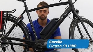 Gazelle Cityzen C8 HMB Review  Ebike [upl. by Ecnerual]