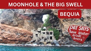 EXPLORING BEQUIA  MOONHOLE AND THE EPIC WESTERN SWELL [upl. by Kcirtap]