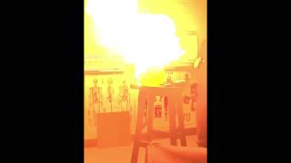 Grain Silo Explosion Demo [upl. by Pirbhai309]