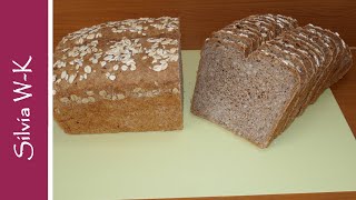 Vitalbrot  Vollkornbrot  leicht [upl. by Keare]