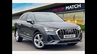 Used Audi Q3 20 TDI 35 S line quattro  Motor Match Chester [upl. by Eemaj]