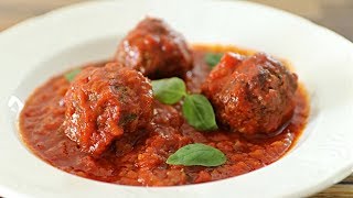 Meatballs in Tomato Sauce Recipe [upl. by Ahsatam314]