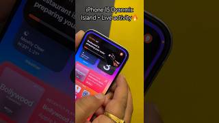 iPhone 15  Dynamic Island  Live activity  Swiggy  Order Updates [upl. by Harbird]