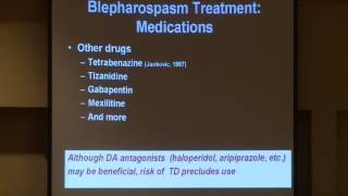 Oral Agents for the Treatment of Blepharospasm [upl. by Yahska]