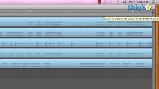 GarageBand Tutorial  Timeline Grid [upl. by Airlie]