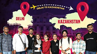 Flying from New Delhi to CISM Almaty Kazakhstan with Acadfly  Study MBBS Abroad🥼✈️👨‍🎓 [upl. by Gerk]