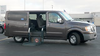 2017 Nissan NV3500  Passenger Van SideEntry Mobility  CP17330T [upl. by Bathulda109]