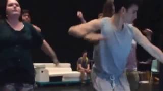 BE MORE CHILL  dance rehearsal footage [upl. by Nottarts]