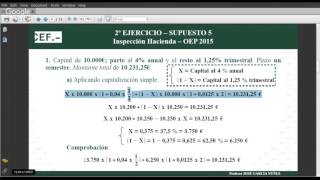 RESOLUCIÓN SUPUESTO 5  SEGUNDO EJERCICIO  INSPECCIÓN HACIENDA  OEP2015  18 Marzo 2016 [upl. by Epstein]