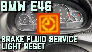 BMW E46 Brake Fluid Service Indicator Reset [upl. by Hazaki]