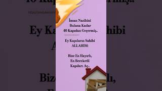 İnsan Nasibini Bulana Kadar 40 Kapıdan Geçermiş güzelsözler [upl. by Alric]