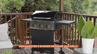 Why Buy The Megamaster 3 Burner Gas Grill [upl. by Aikemat671]