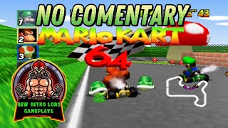 Mario Kart 64 N64  Gameplay Completo Atajos Trucos 50cc  HD  Sin Comentarios LongPlay 100 [upl. by Hanikehs107]