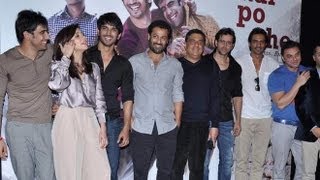 Hrithik Roshan Sohail Khan And Arjun Rampal At Kai Po Che First Look Launch [upl. by Kinimod]