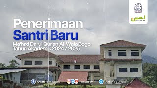 LIVE Talkshow PPDB Penerimaan Santri Baru Mahad Darul Quran AlWafa Bogor [upl. by Airpal940]