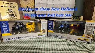 2024 farm show New Holland T6180 and Roll belt 560 [upl. by Onaicul]