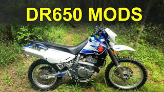 DR650 mods Which modifications should be done to this Dual sport motorcycle [upl. by Breech]