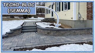 How To Build a Curved Sitting Wall DIY  TechoBloc Semma [upl. by Adam]