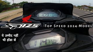 Honda SP 125 BS6 2024 Top Speed Test [upl. by Ethelstan276]