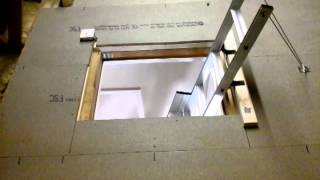 Aluminium Ladder Installation  Loft Ladder Scotland [upl. by Cryan]