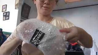 Unboxing casio LA670WEM7DF Silver mesh strap [upl. by Ydok]