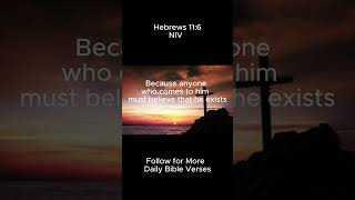 Daily Verse 98 Hebrews 116 bible dailyverse god christian christianity shorts viral [upl. by Vatsug]