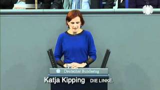 Katja Kipping DIE LINKE Willkür und Mafiamanier bei der Neubestimmung der ALG IIRegelsätze [upl. by Enerual]