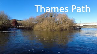 Walking the Thames Path Pangbourne to Goring in 4K [upl. by Assirk]